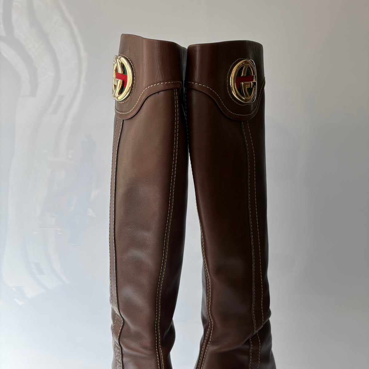Gucci 2006 Britt Leather Boots