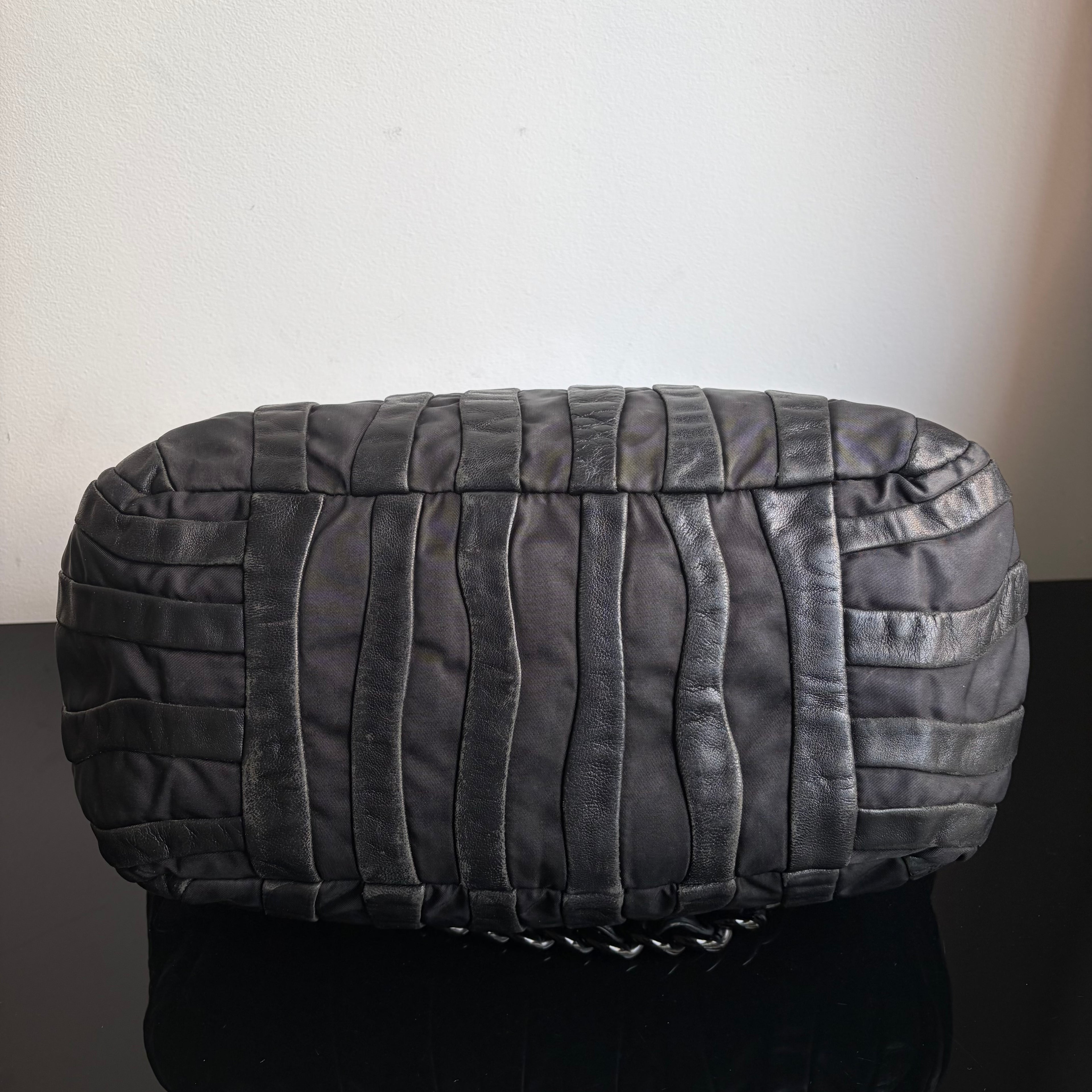 Prada Tessuto Waves Tote Bag