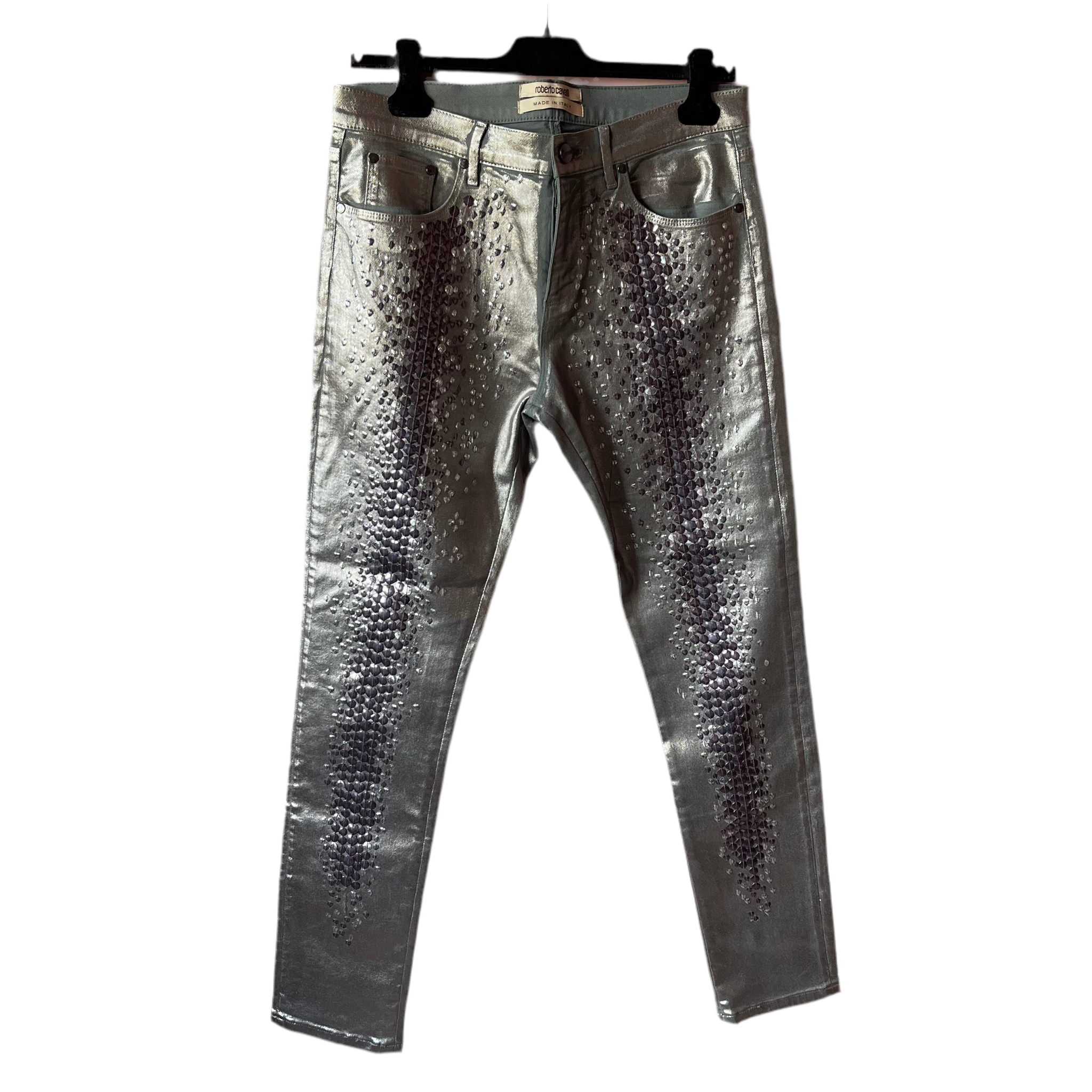 Roberto Cavalli Metallic Pants