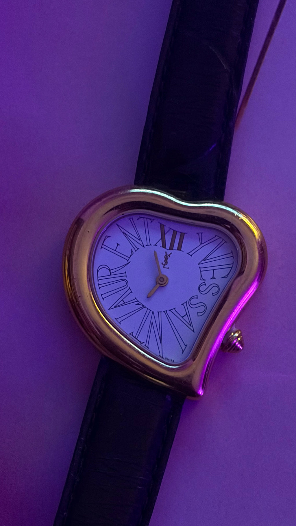 Yves Saint Laurent Heart Vintage  Watch