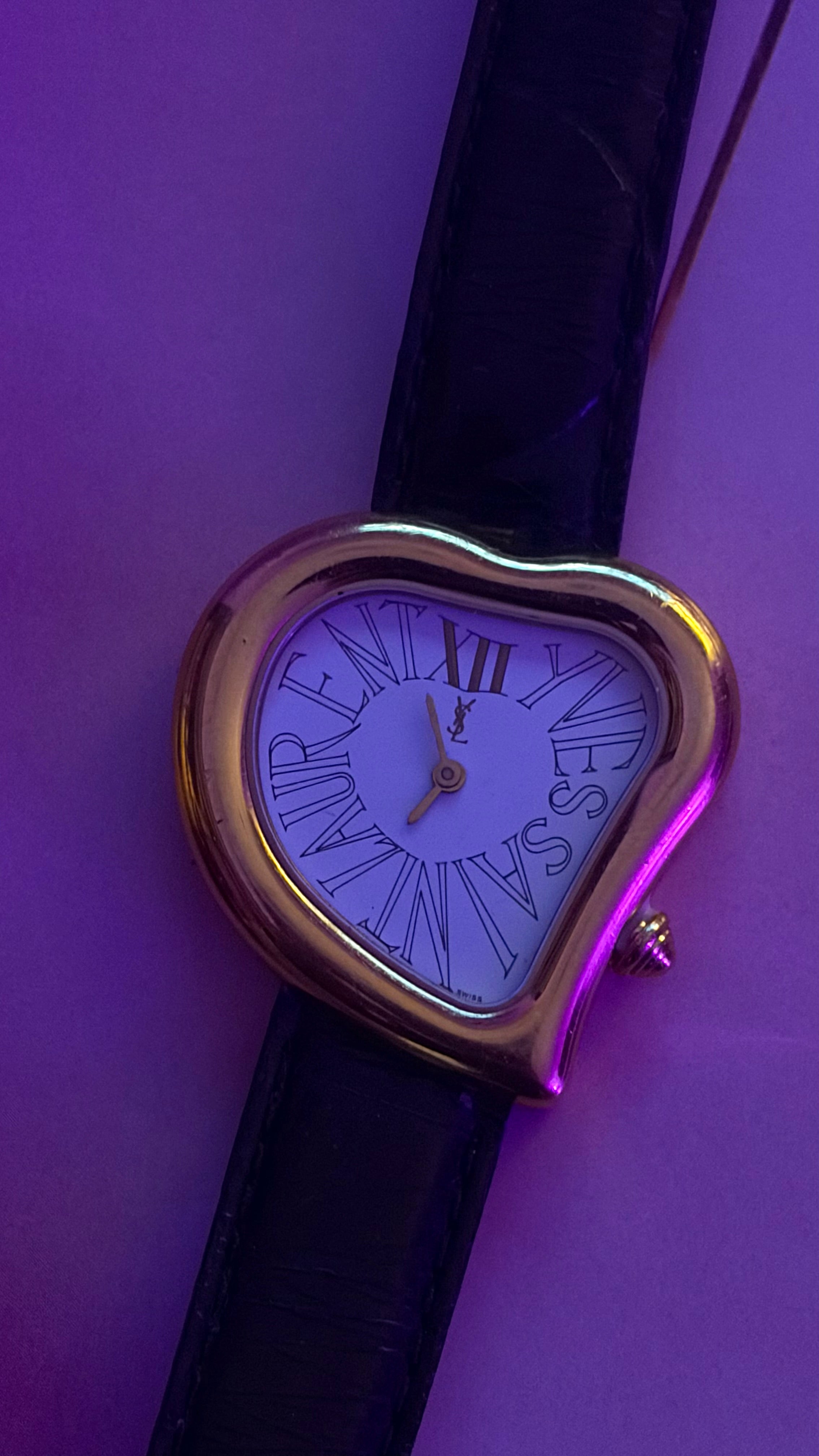 Yves Saint Laurent Heart Vintage  Watch