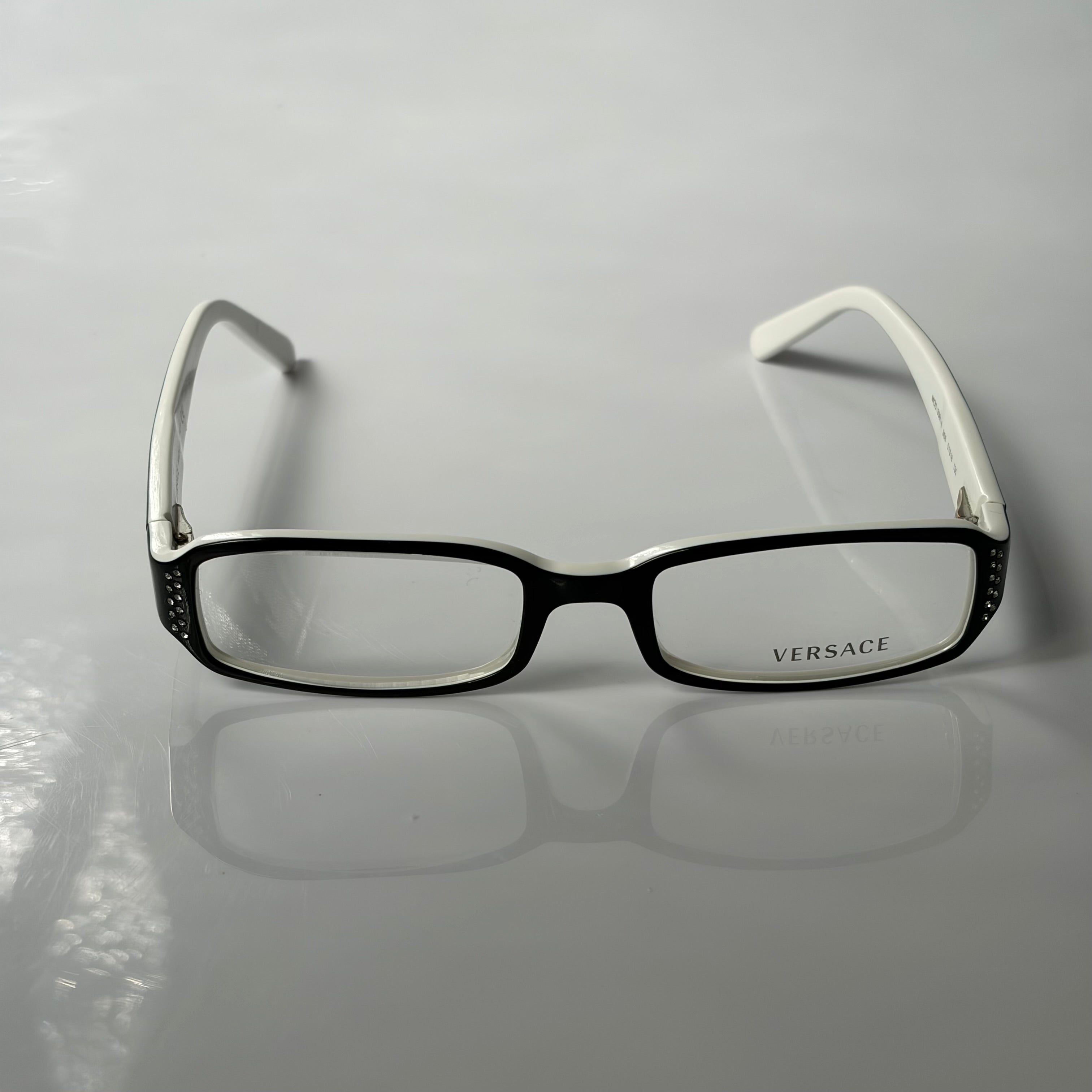 Versace Black Strass Glasses