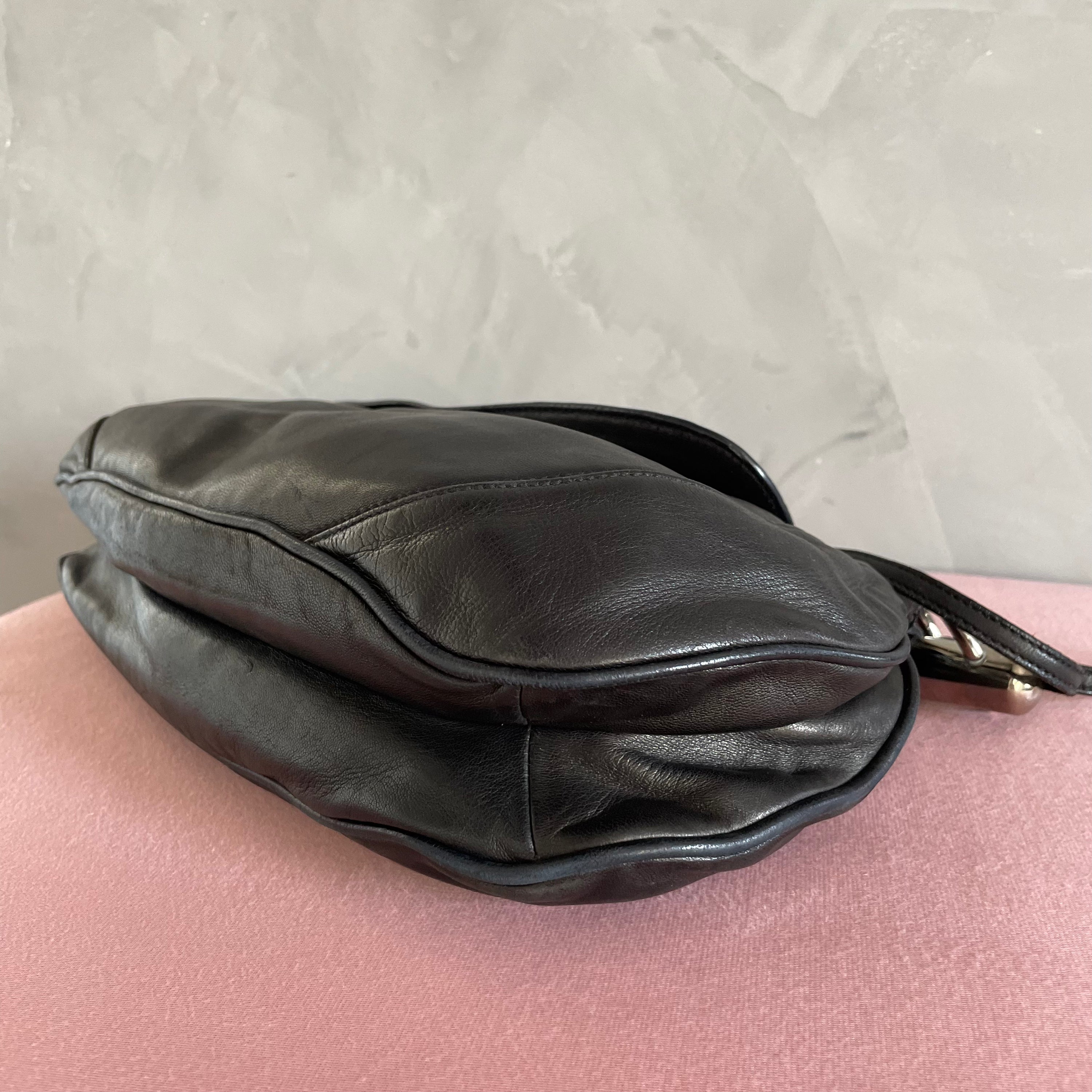Prada Metal Handle Bag