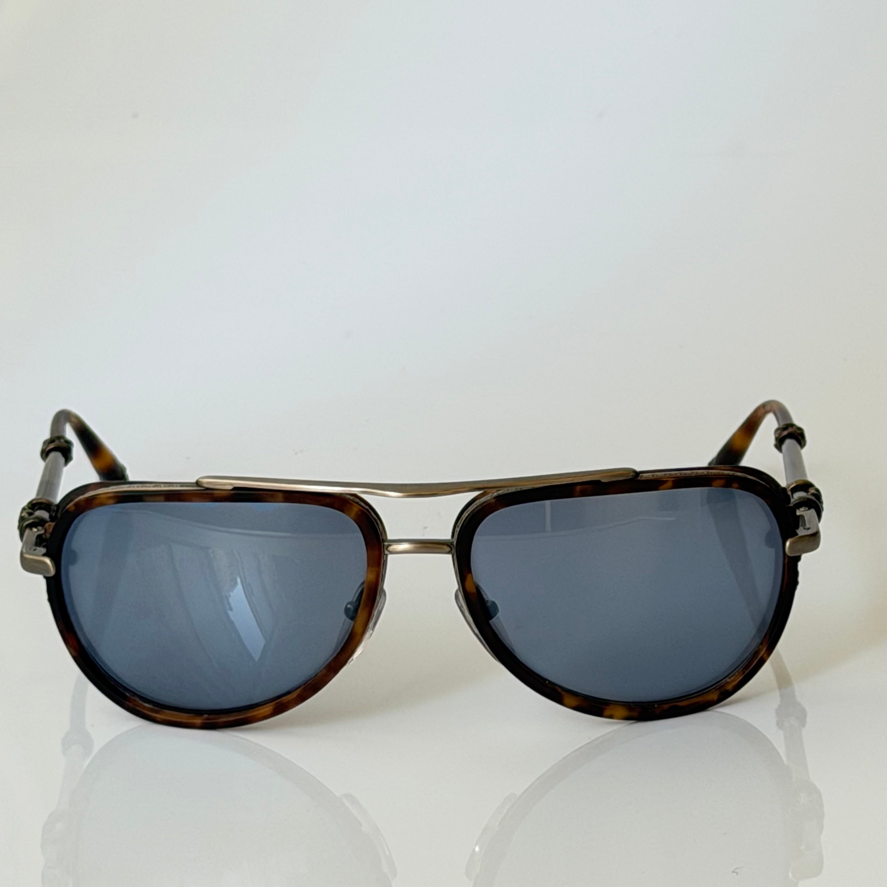 Chrome Hearts Jackwacker II Tortoise Sunglasses