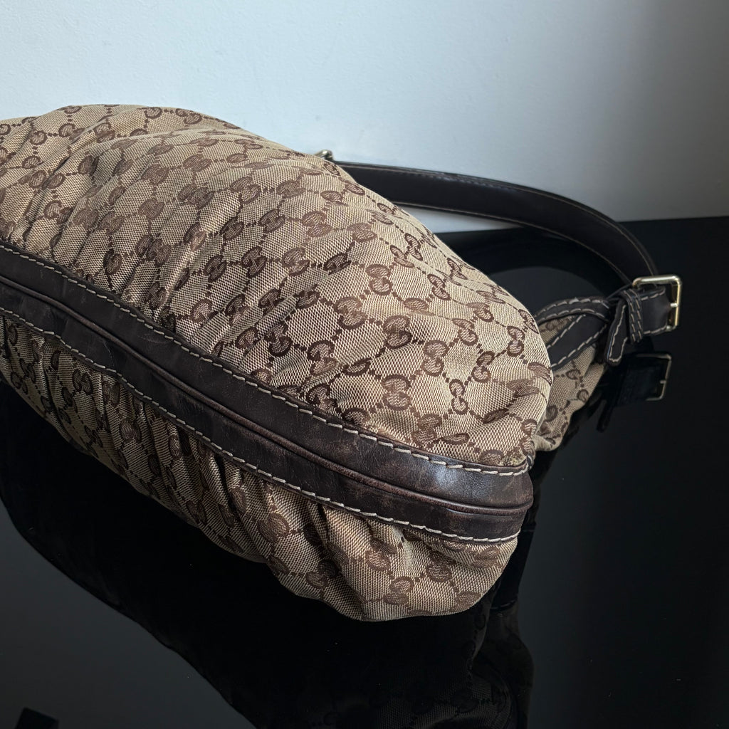 Gucci Monogram Queen Hobo Bag