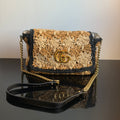 Gucci Marmont Raffia Bag