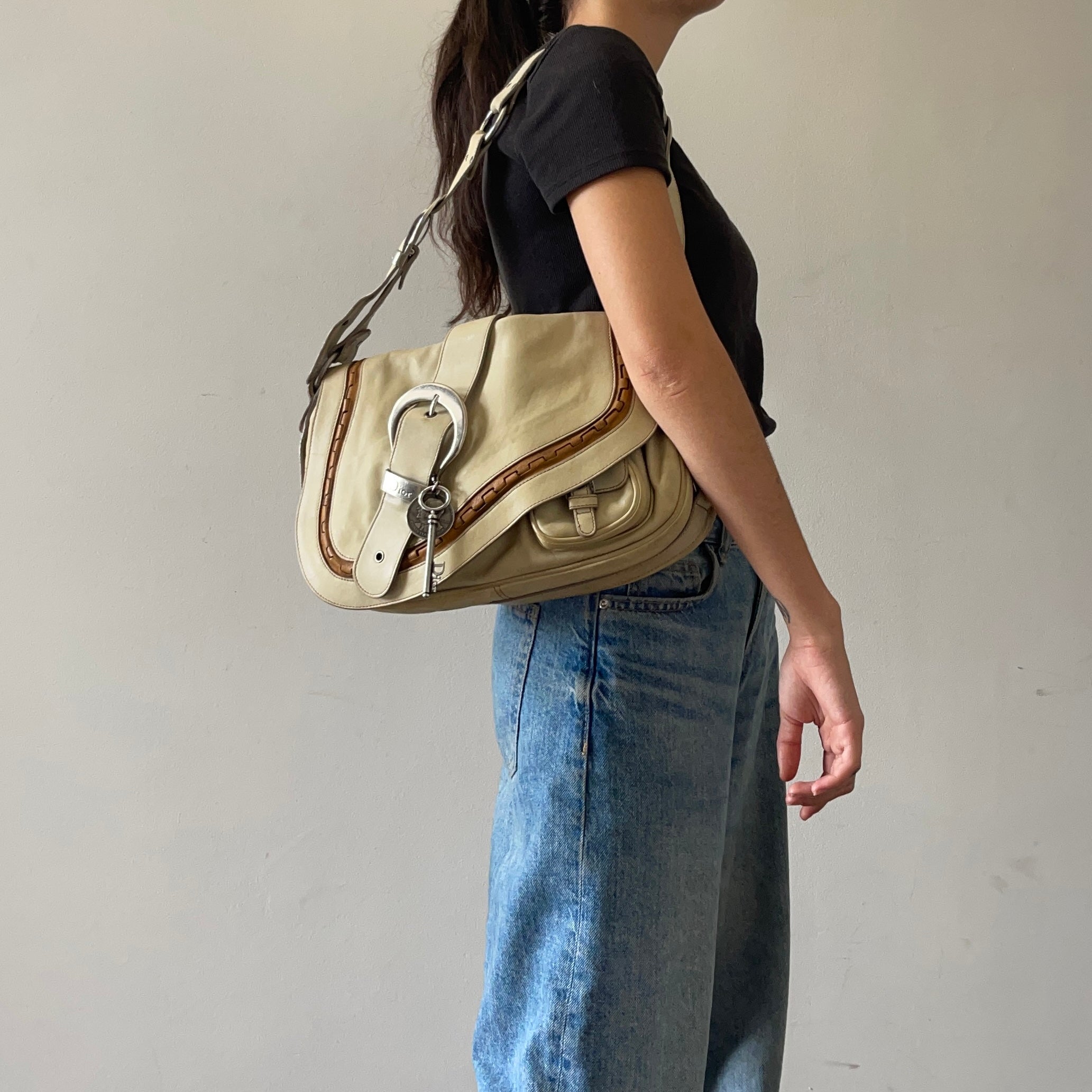 Christian Dior Saddle Gaucho Bag