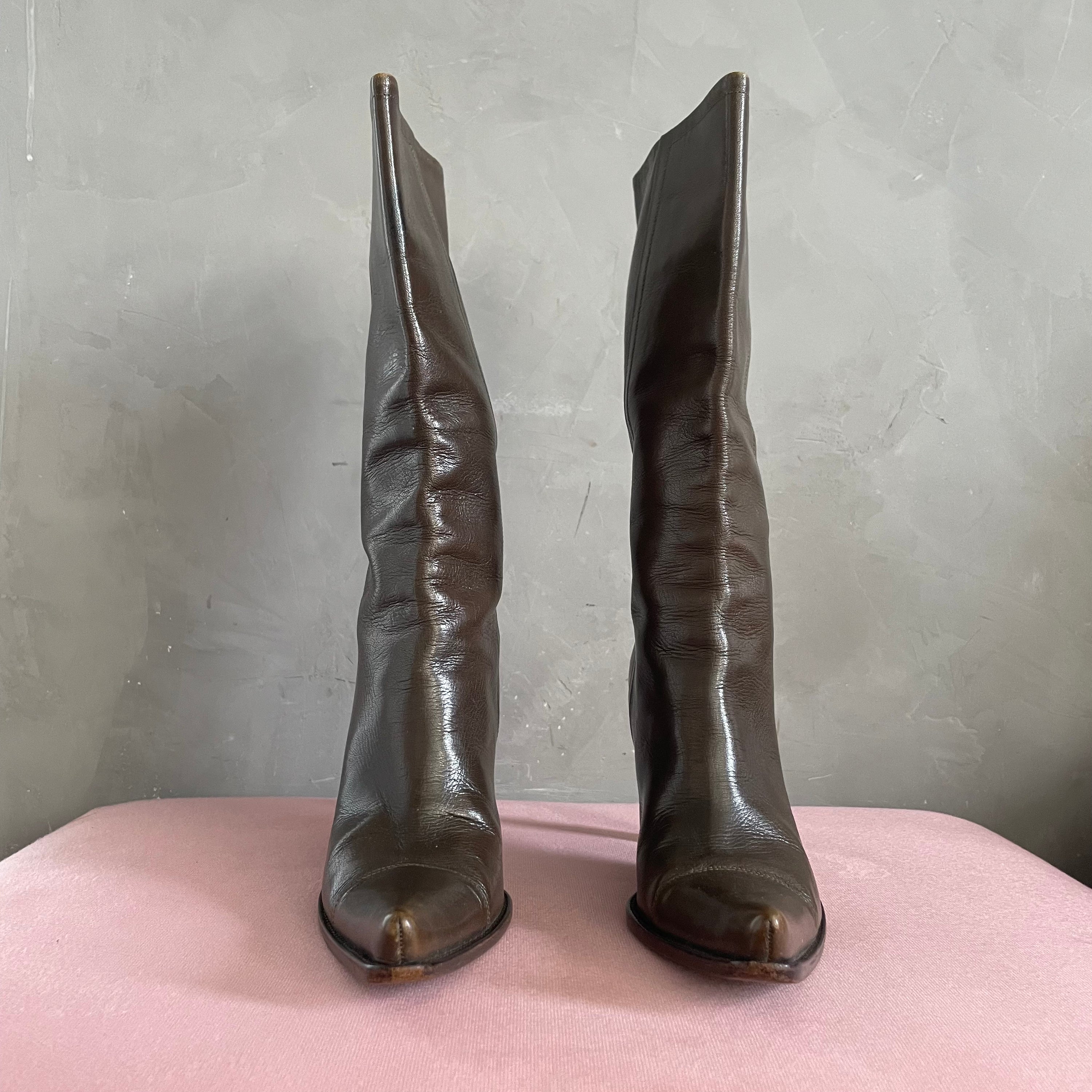 Prada Brown Leather boots