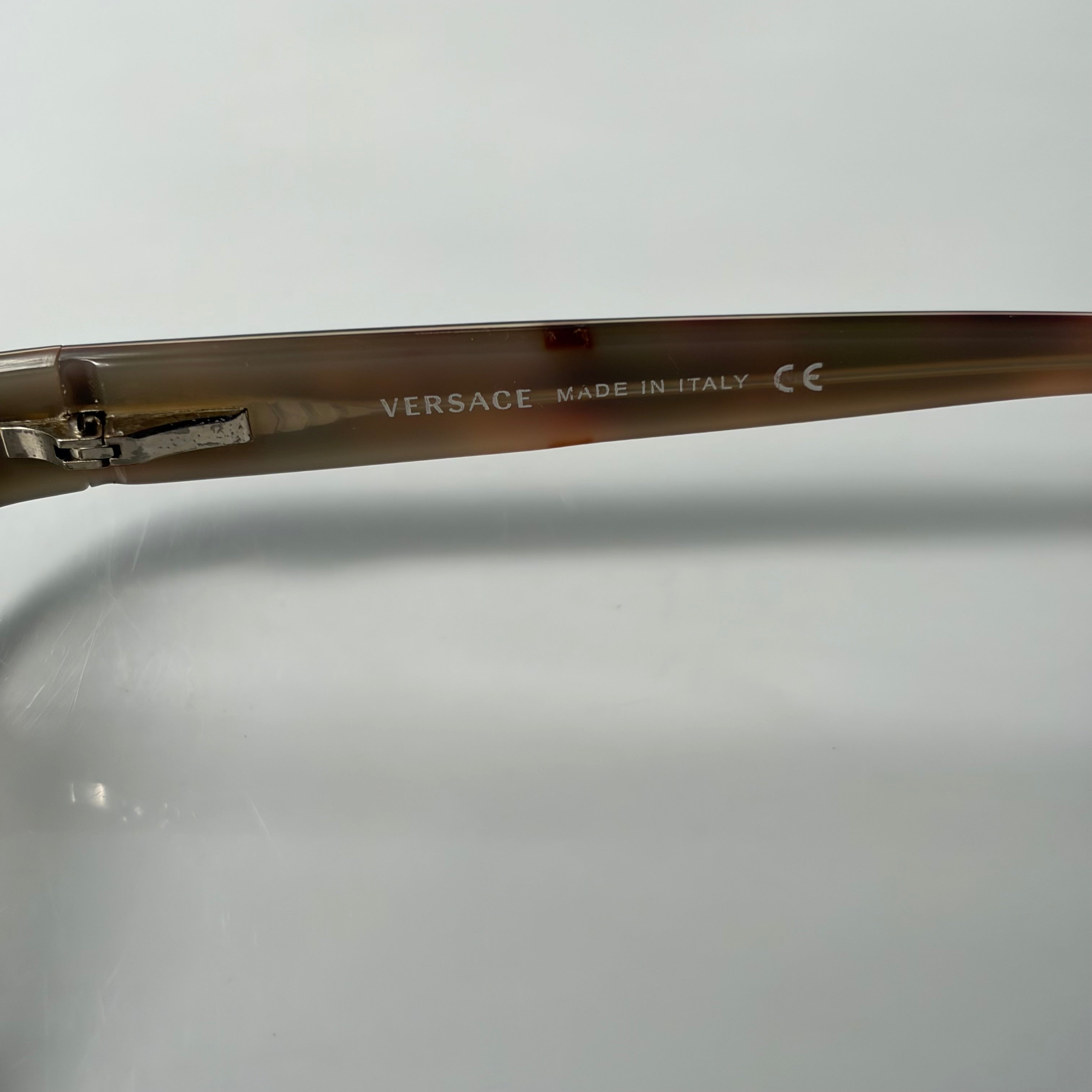 Versace Brown Strass Glasses