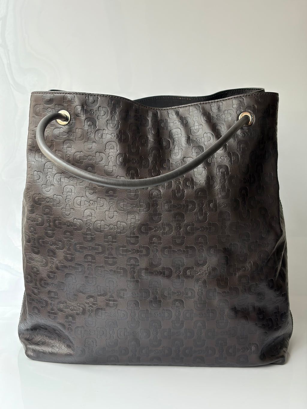 Gucci Horsebit Leather Tote Bag