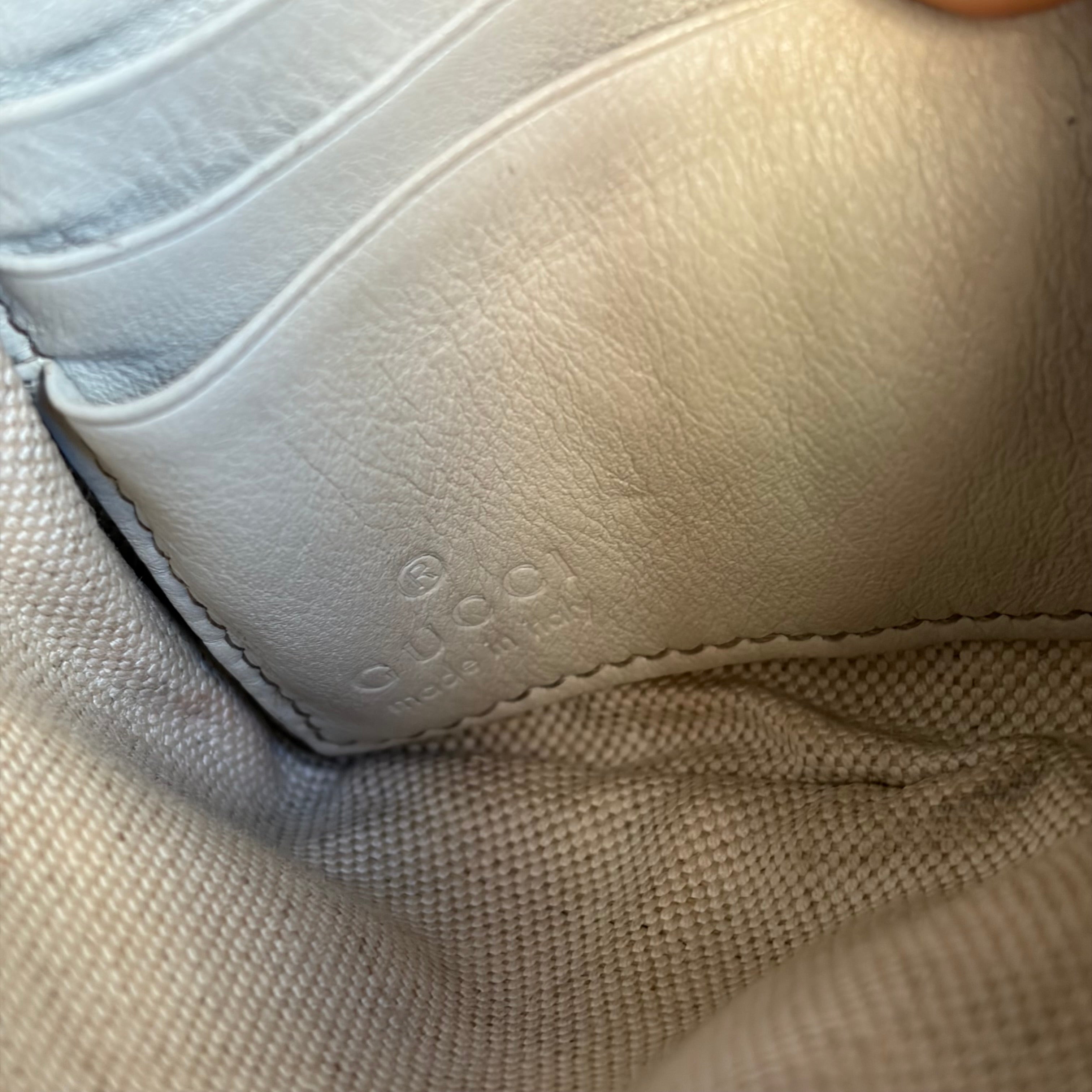 Gucci Monogram Mayfair Wristlet Bag