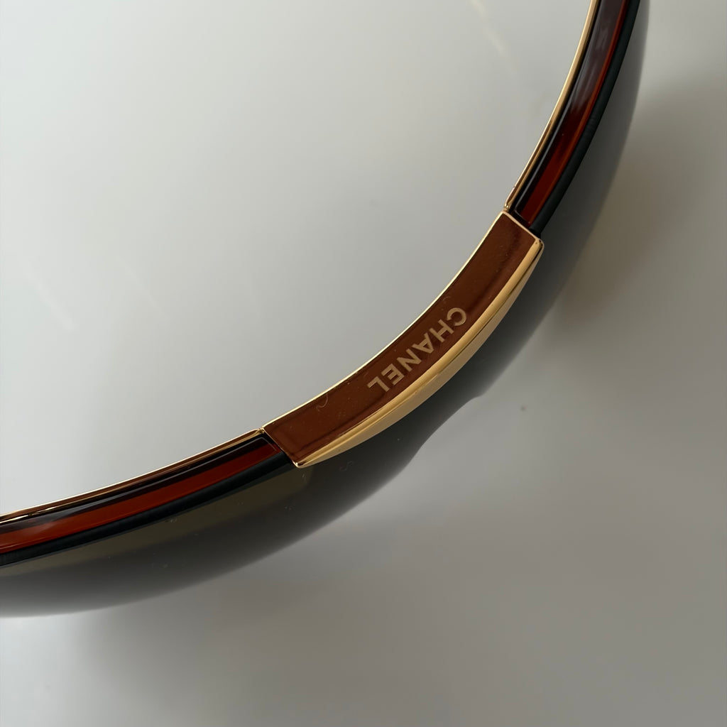 Chanel Gold Mask Sunglasses