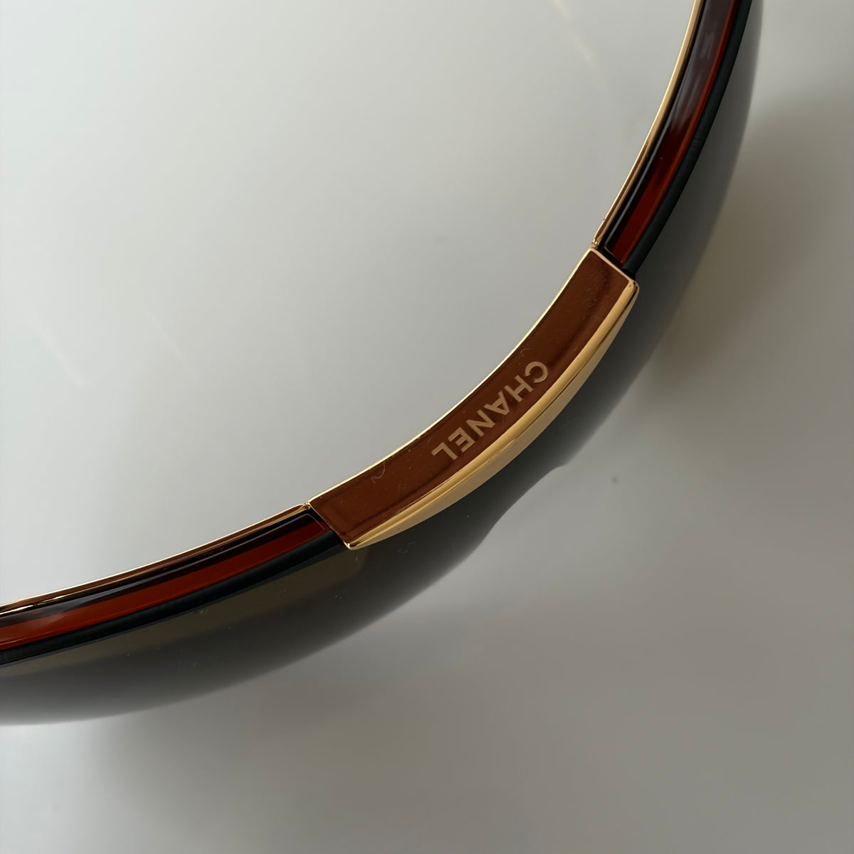 Chanel Gold Mask Sunglasses