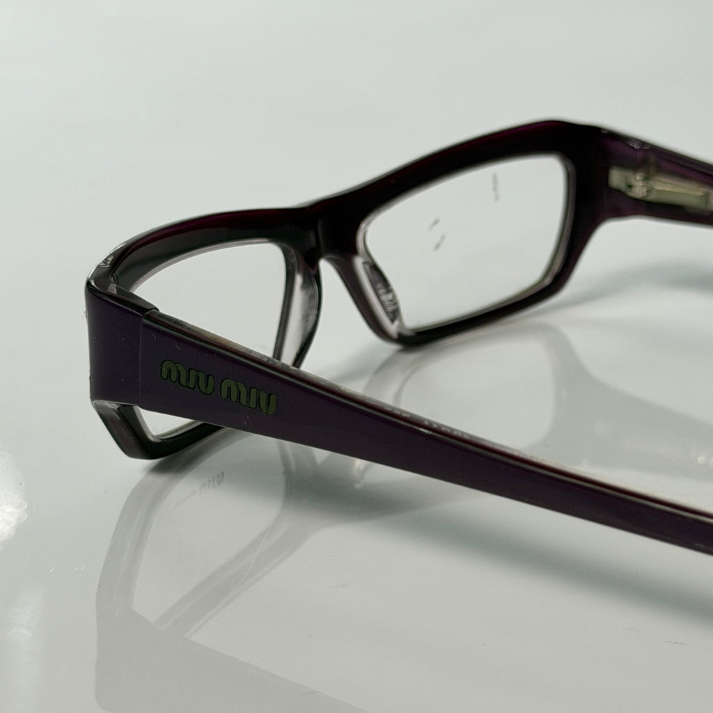 Miu Miu Purple Glasses