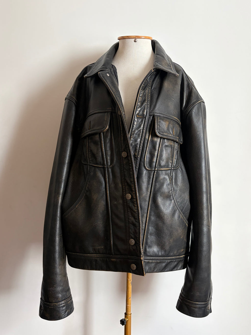 Diesel L-Riley Leather Jacket