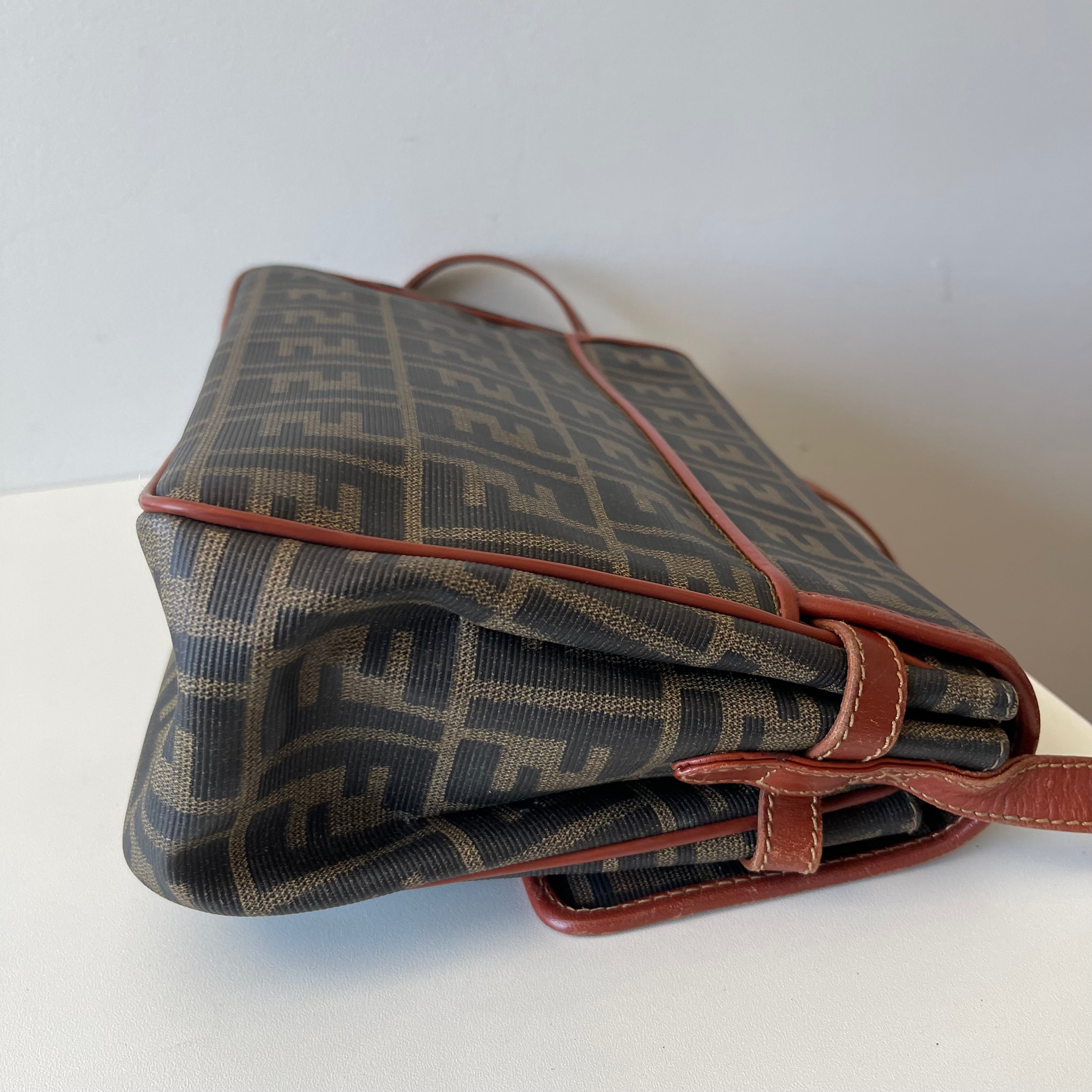 Fendi Monogram Vintage Messenger Bag