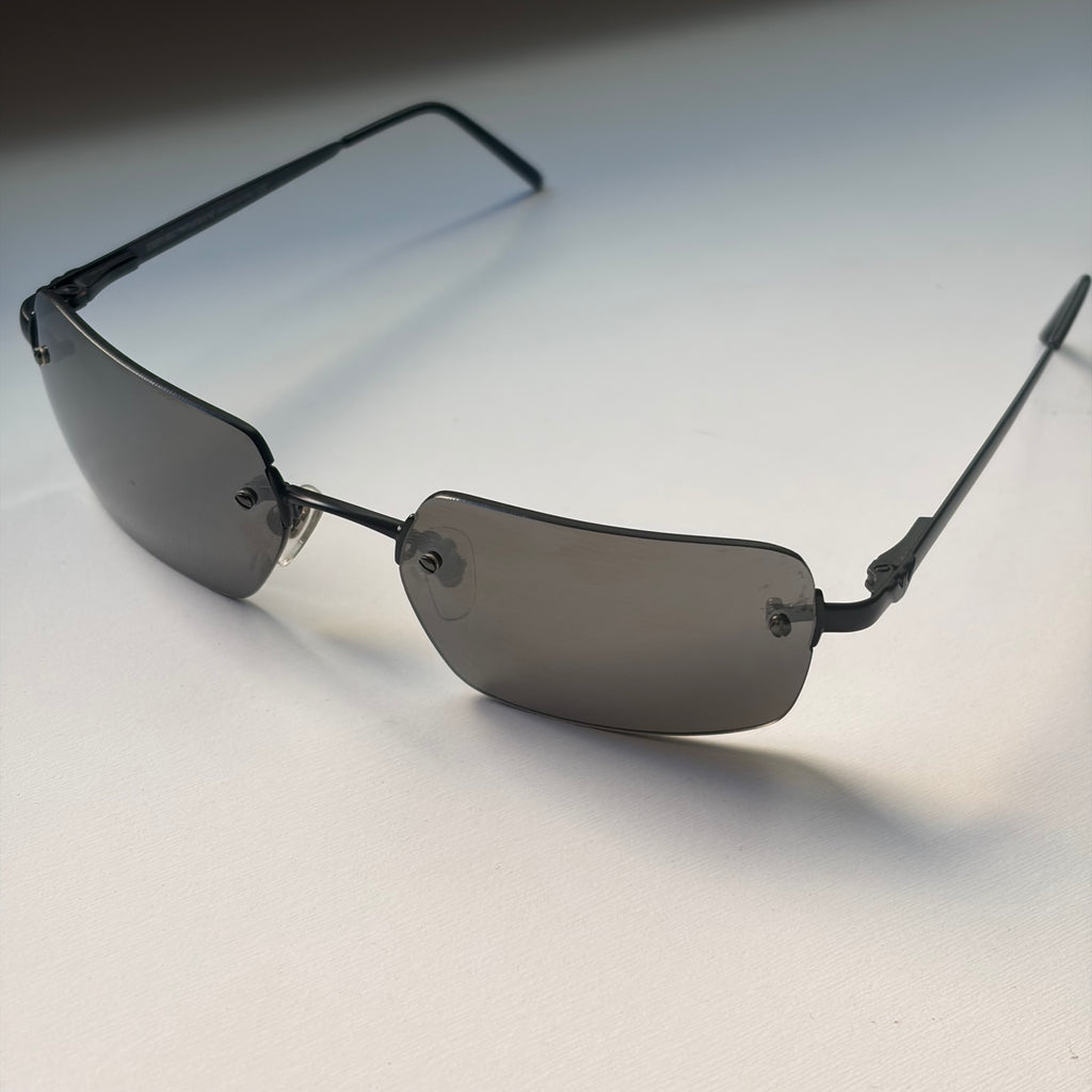 Armani Black Mirrored Sunglasses