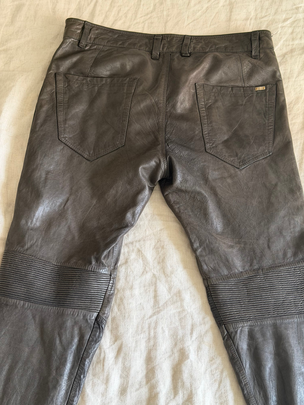 Diesel Biker Leather Pants
