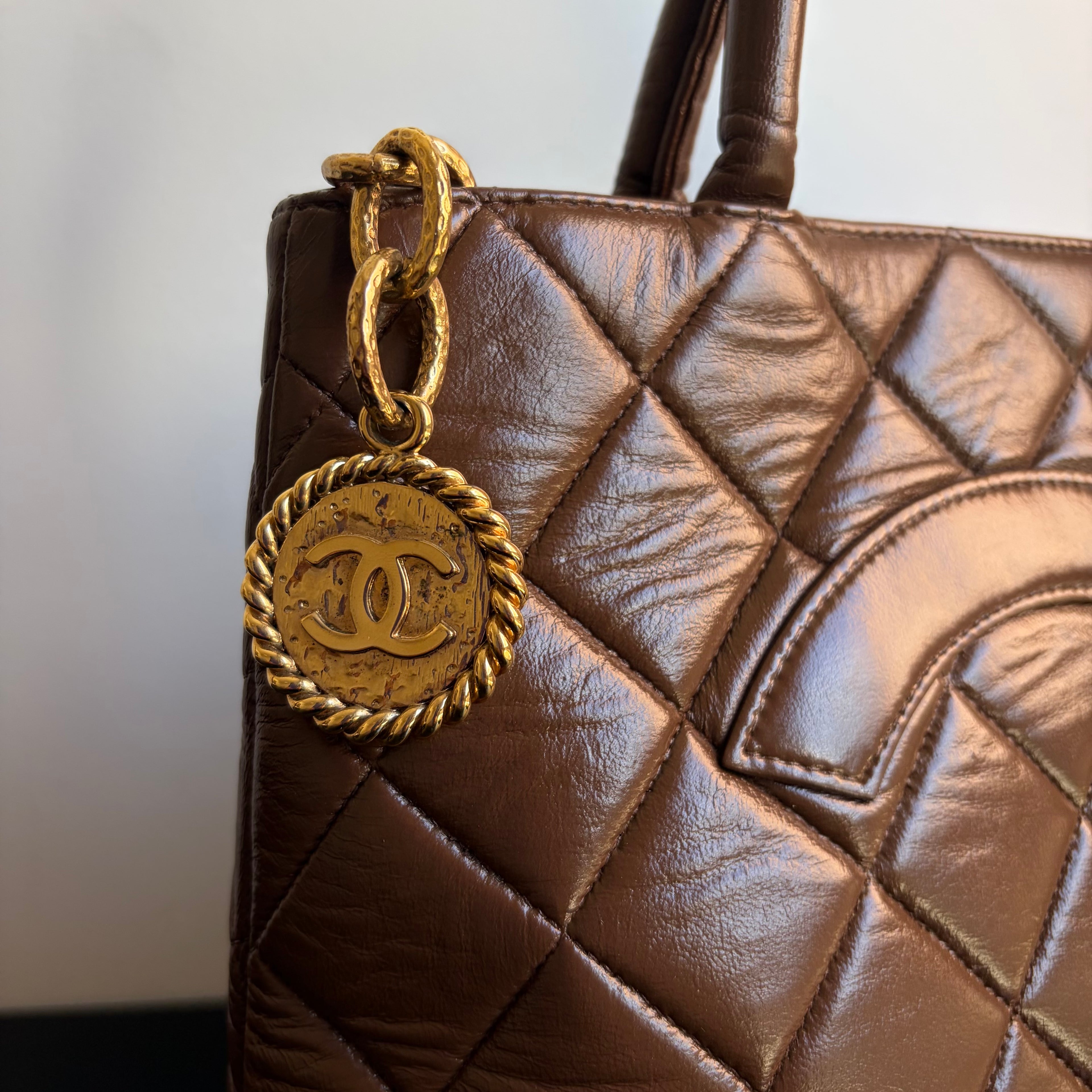 Chanel Medallion Quilted Tote bag