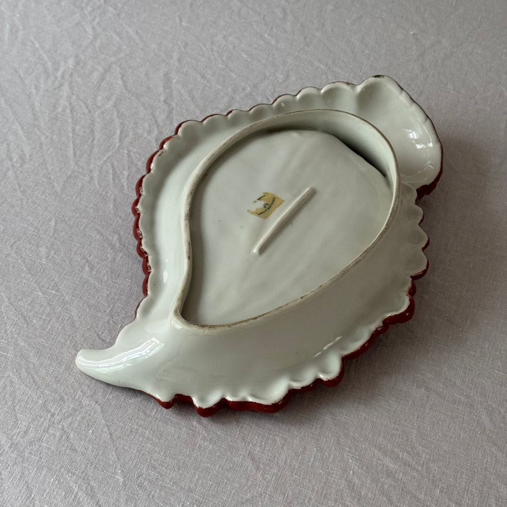 Porcelaine de Paris Leaf Bowl