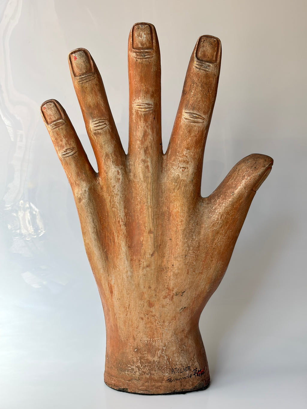 Palmistry Hand Wood Sculpture