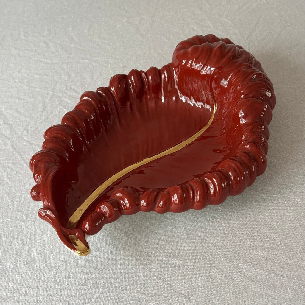 Porcelaine de Paris Leaf Bowl