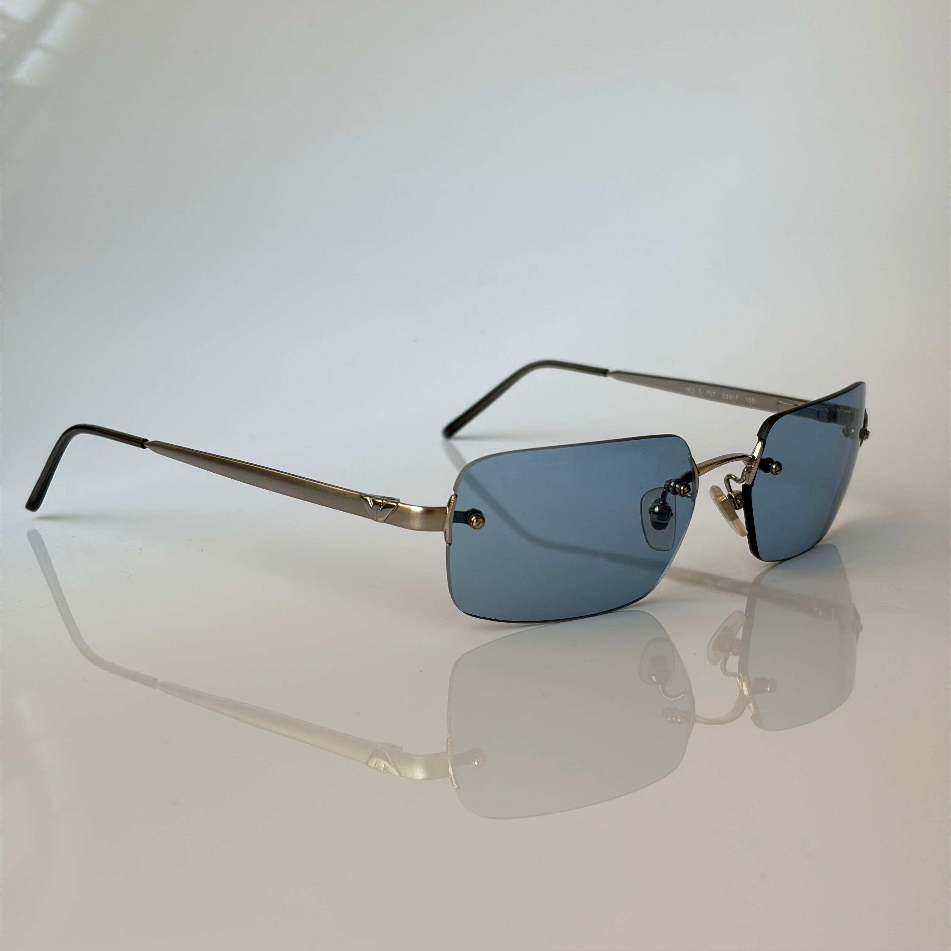 Vintage Armani Blue Squared Sunglasses