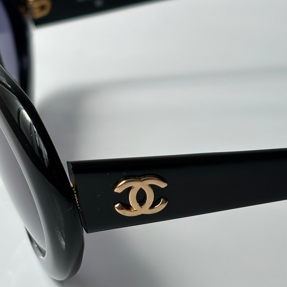 Chanel Round Black Sunglasses