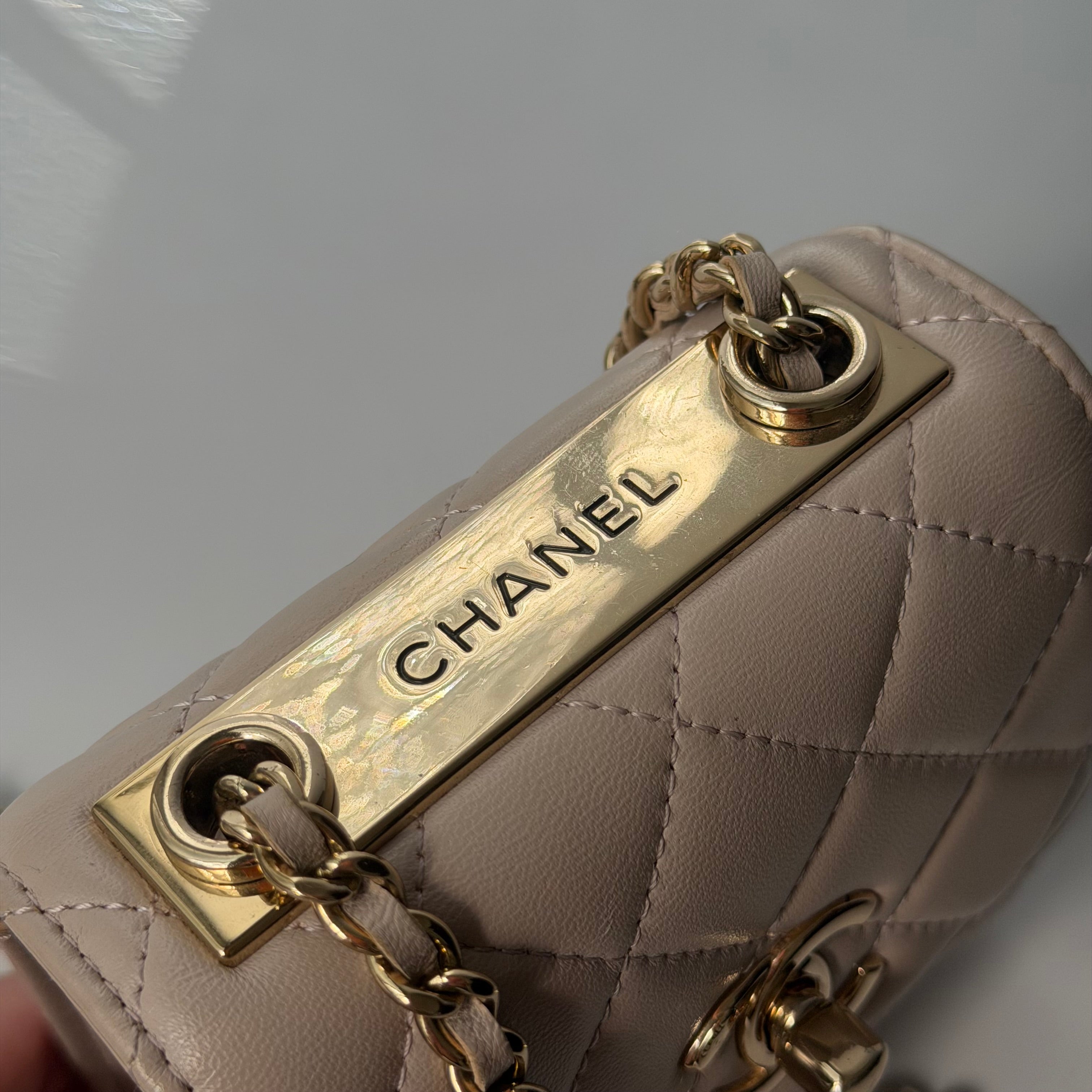 Chanel Rosé Micro Trendy Bag
