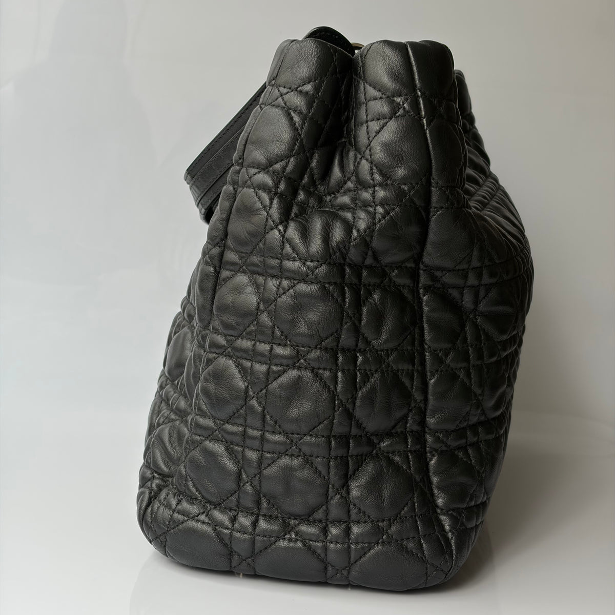 Christian Dior Soft Shopping Tote Cannage