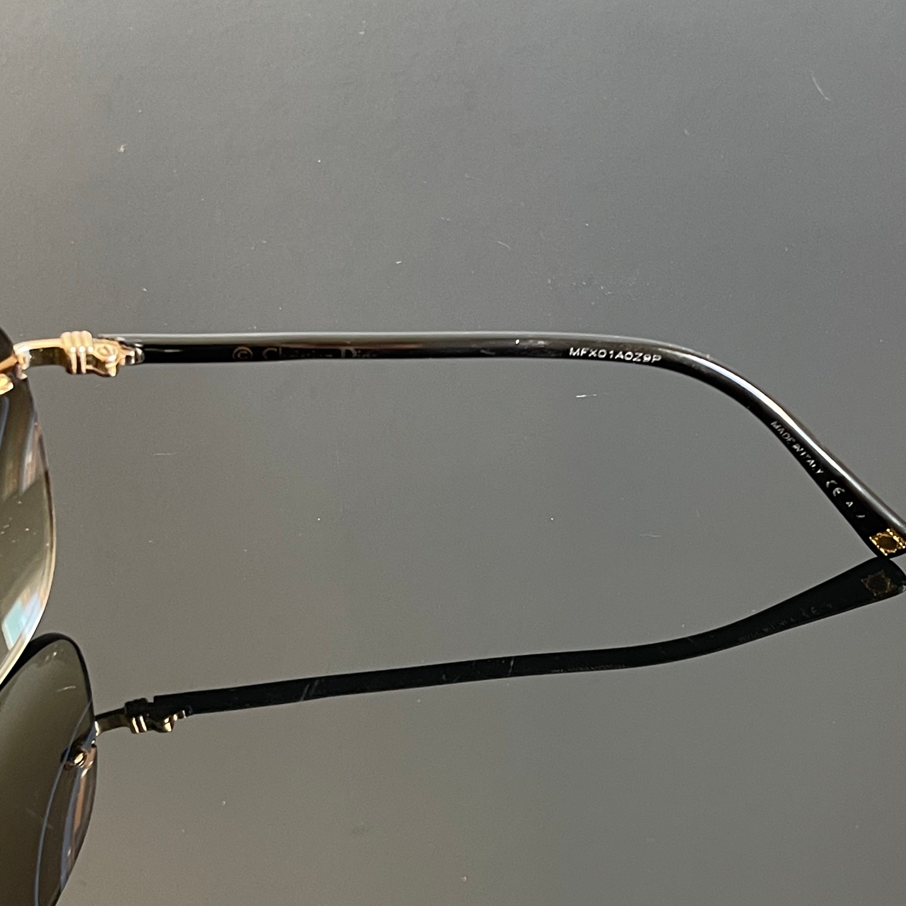 Christian Dior 90s Aviador Mask Sunglasses