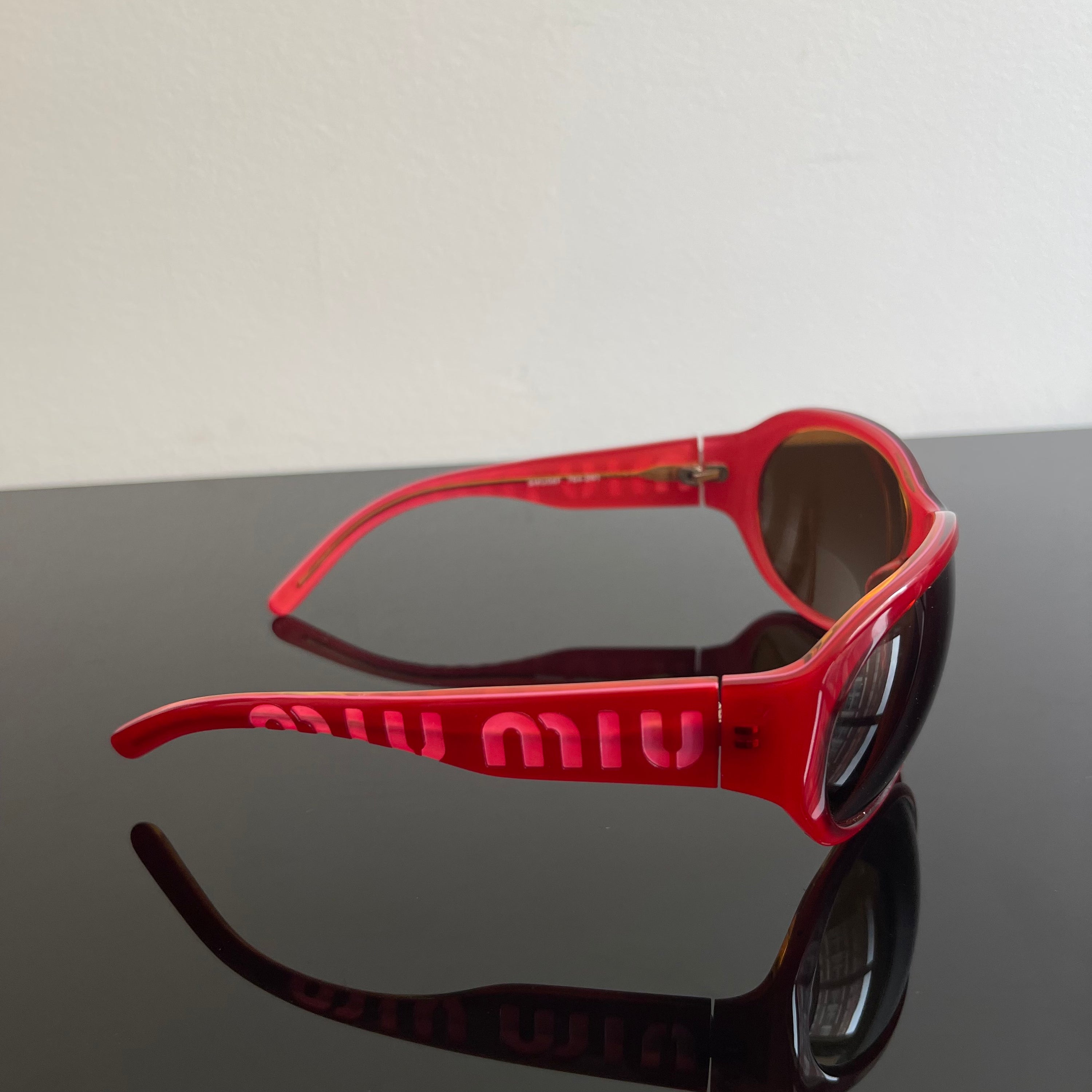 Miu Miu SMU06F Red Sunglasses
