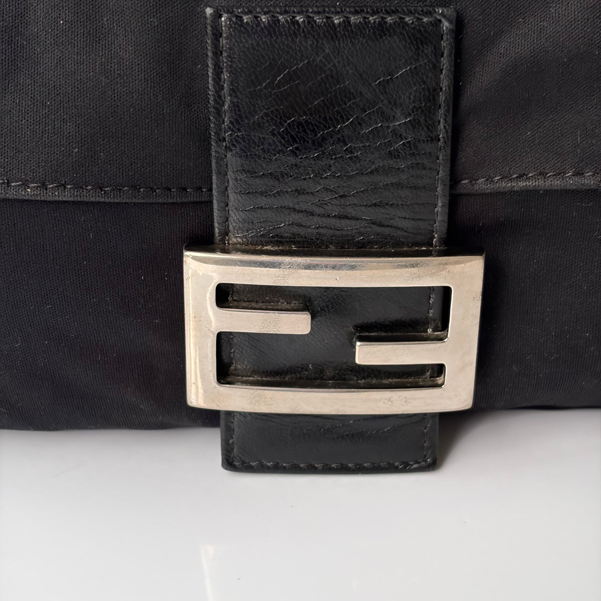 Fendi Baguette Black Cloth