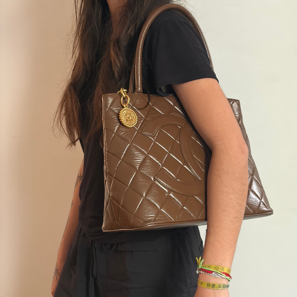 Chanel Medallion Quilted Tote bag