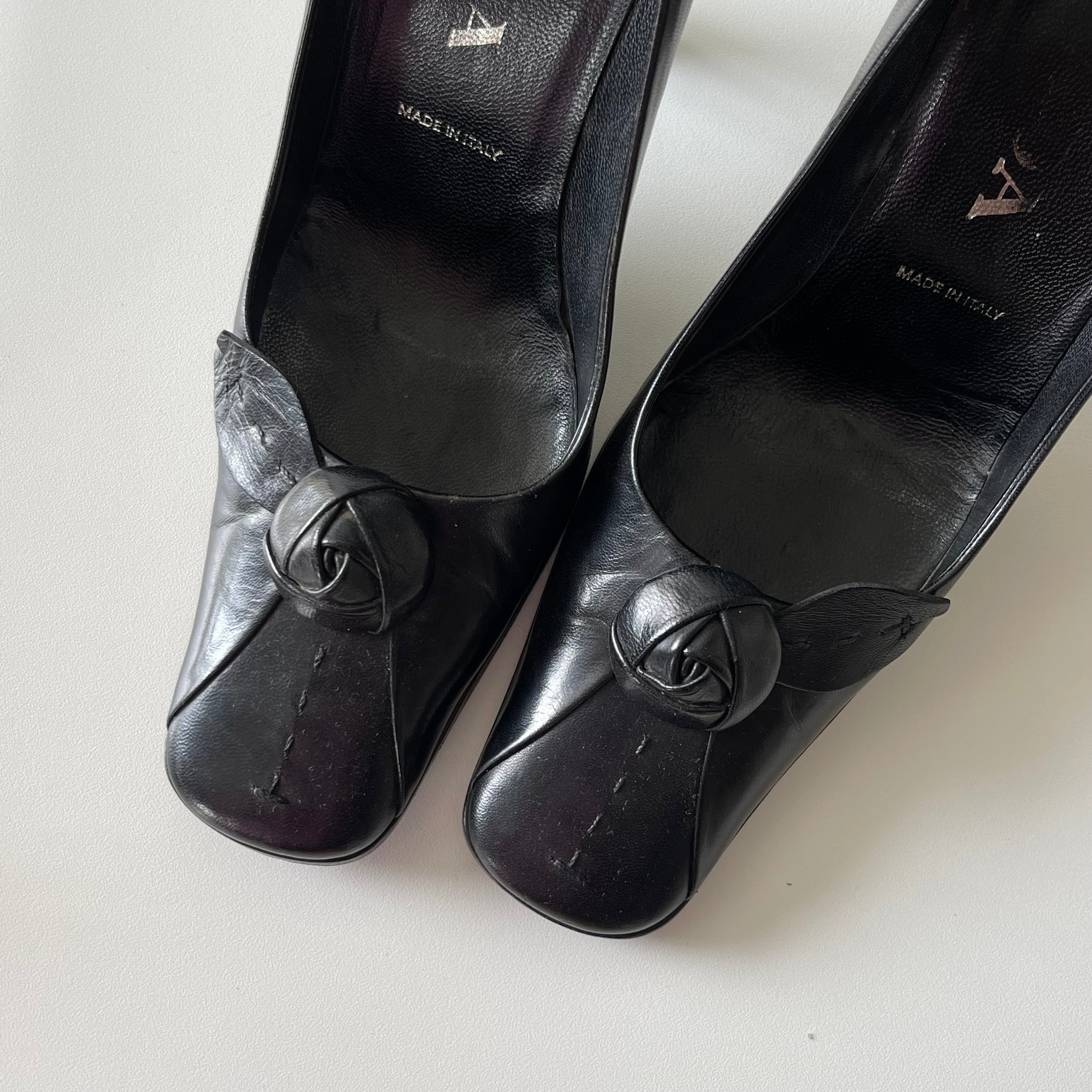 Prada Leather Vintage Heels