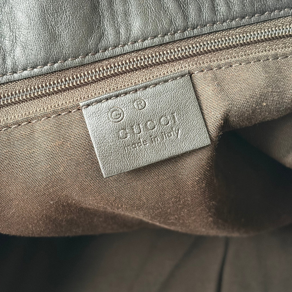 Gucci Horsebit Leather Tote Bag