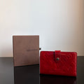 Louis Vuitton Red Vernis Monogram Wallet