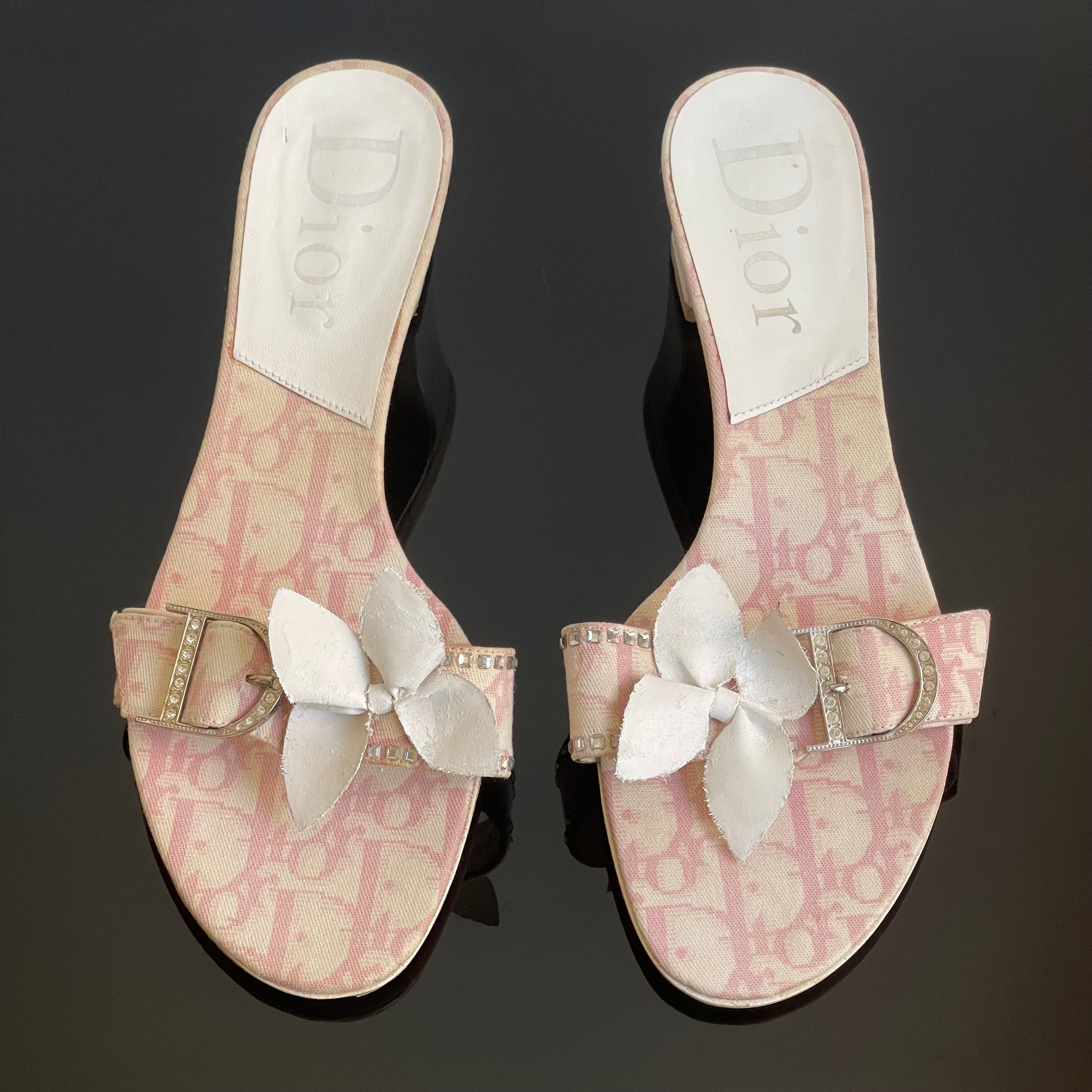 Christian Dior by John Galliano Girly Mule Heels
