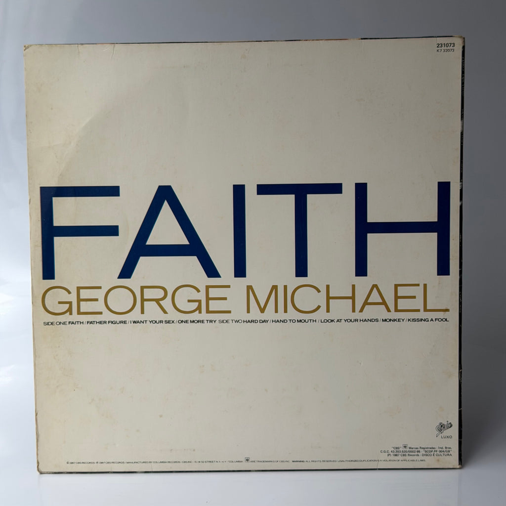 George Michael Faith Vinyl