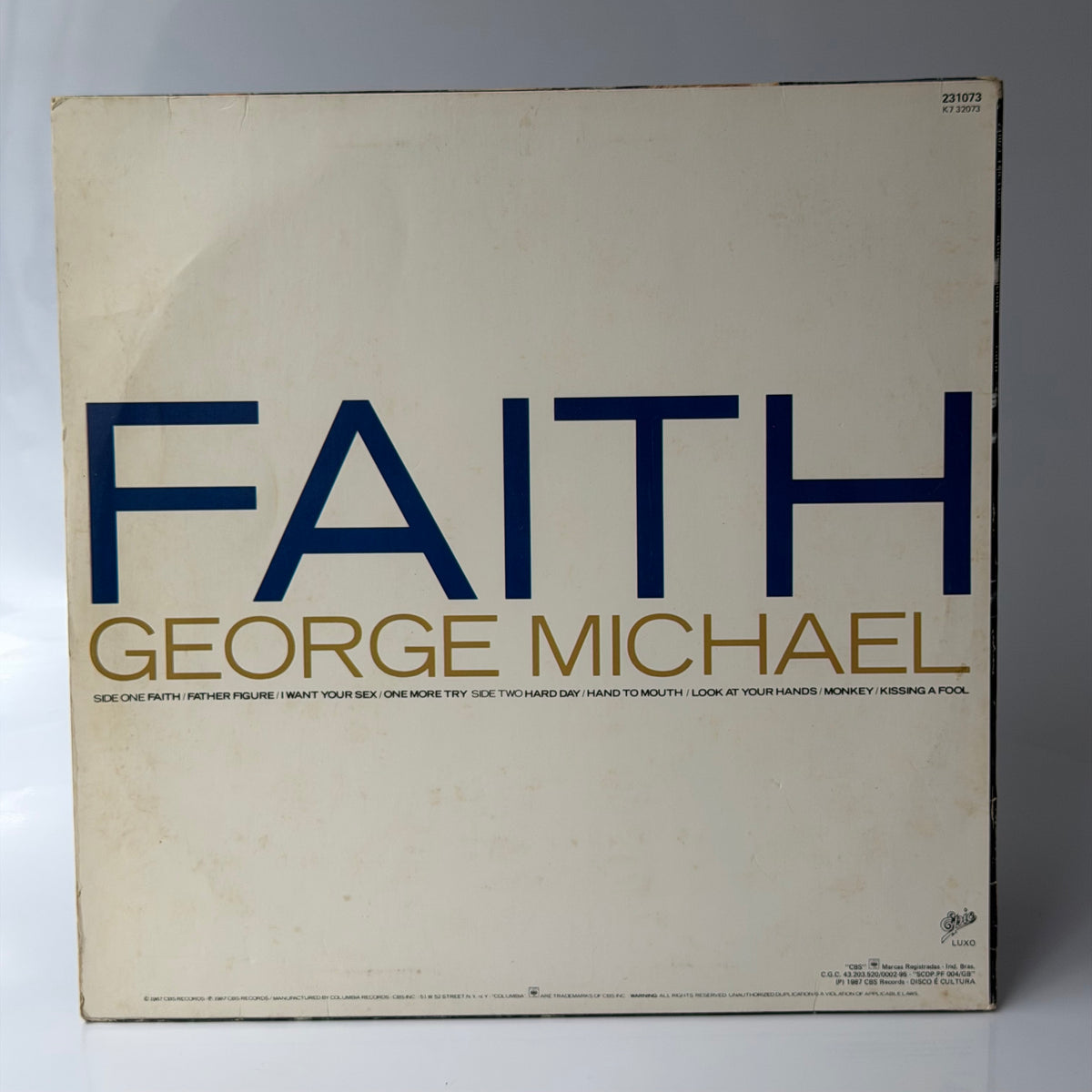 George Michael Faith Vinyl