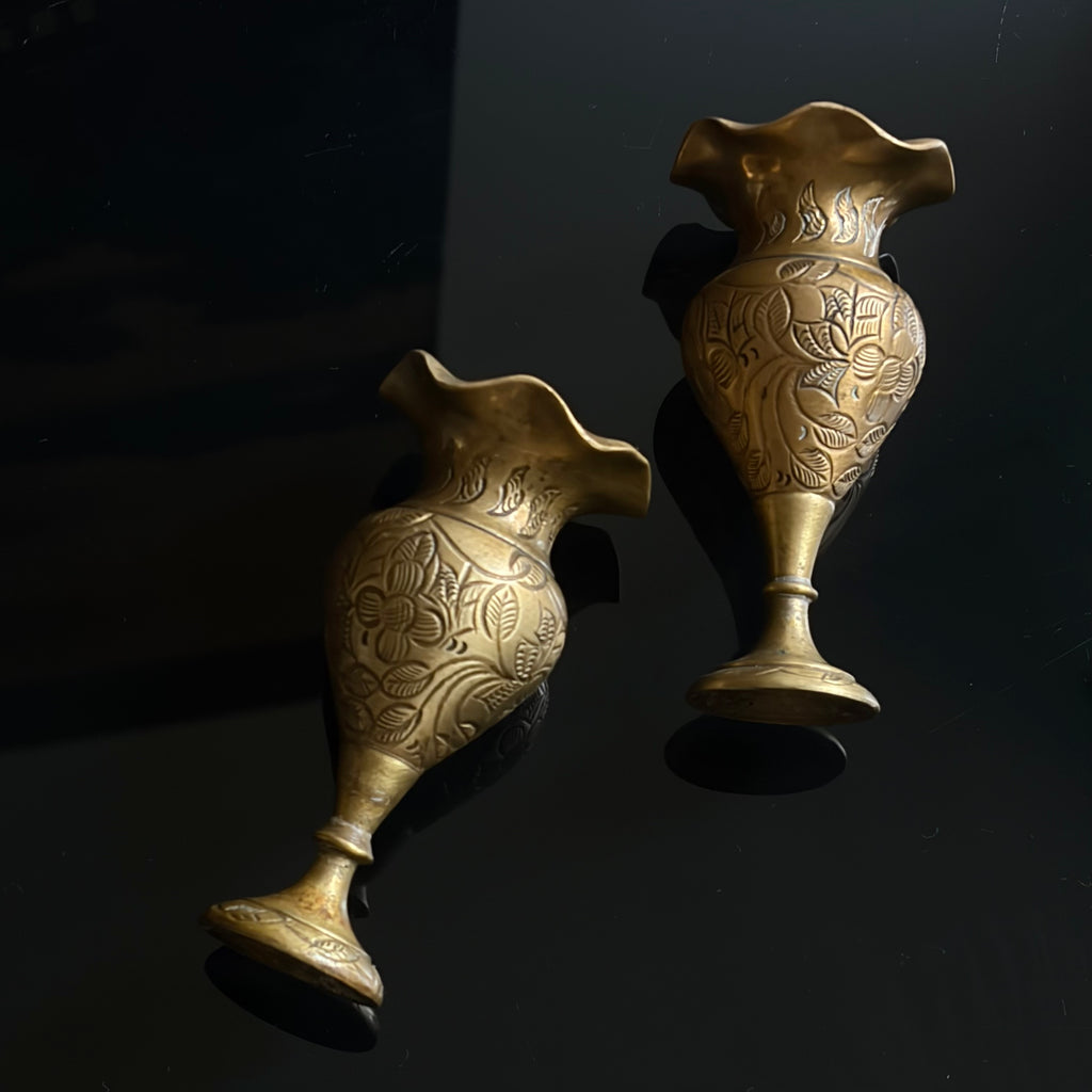 Brass Vintage Candle Holder
