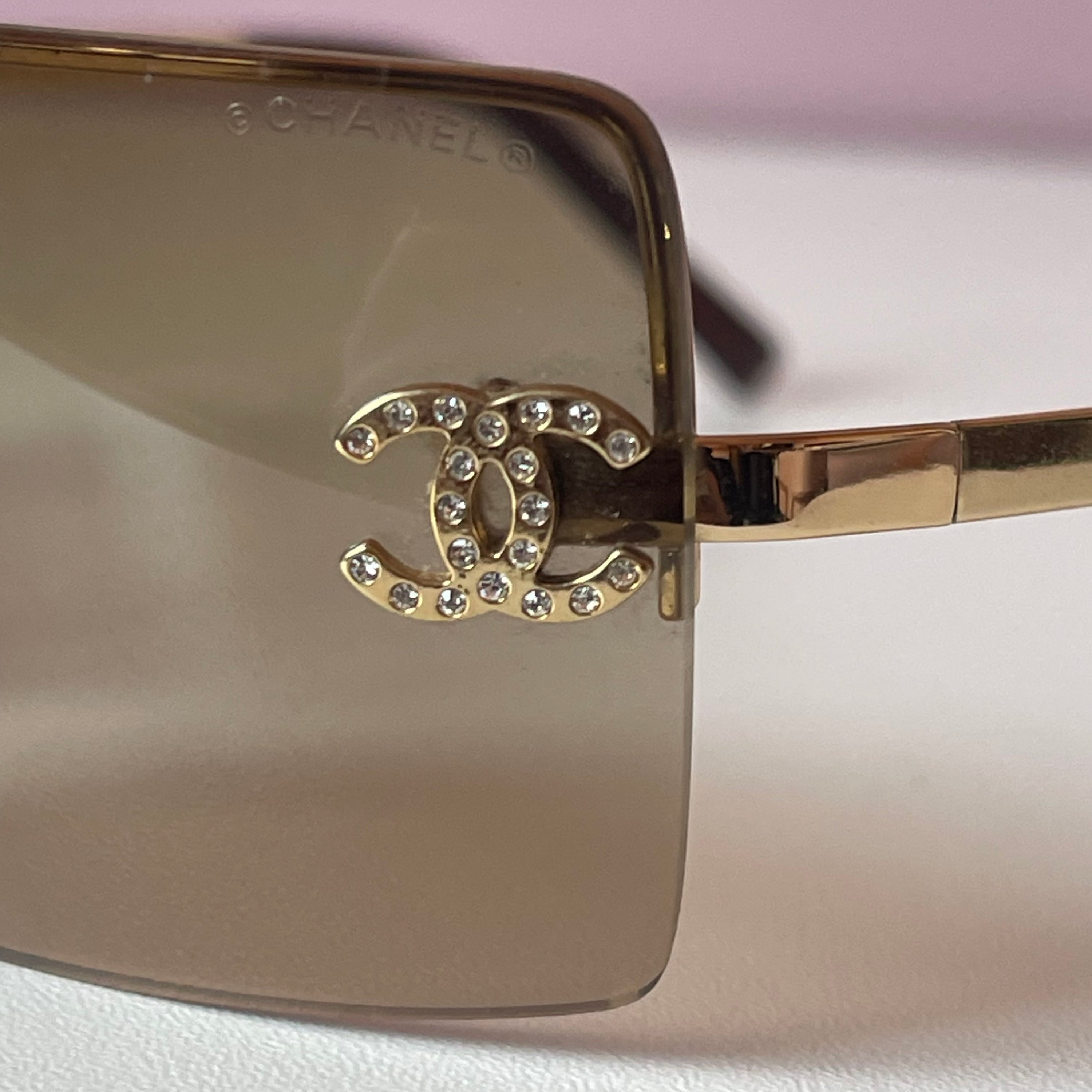 Chanel 4092-B Crystal Logo sunglasses