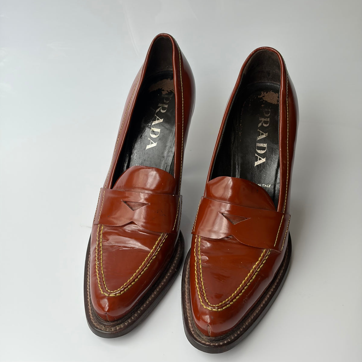 Prada Penny Loafer Pumps