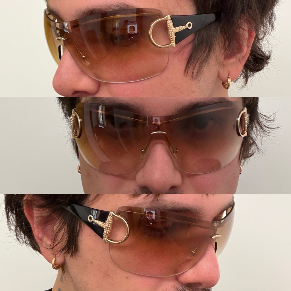 Gucci 2722 Horsebit Strass Sunglasses