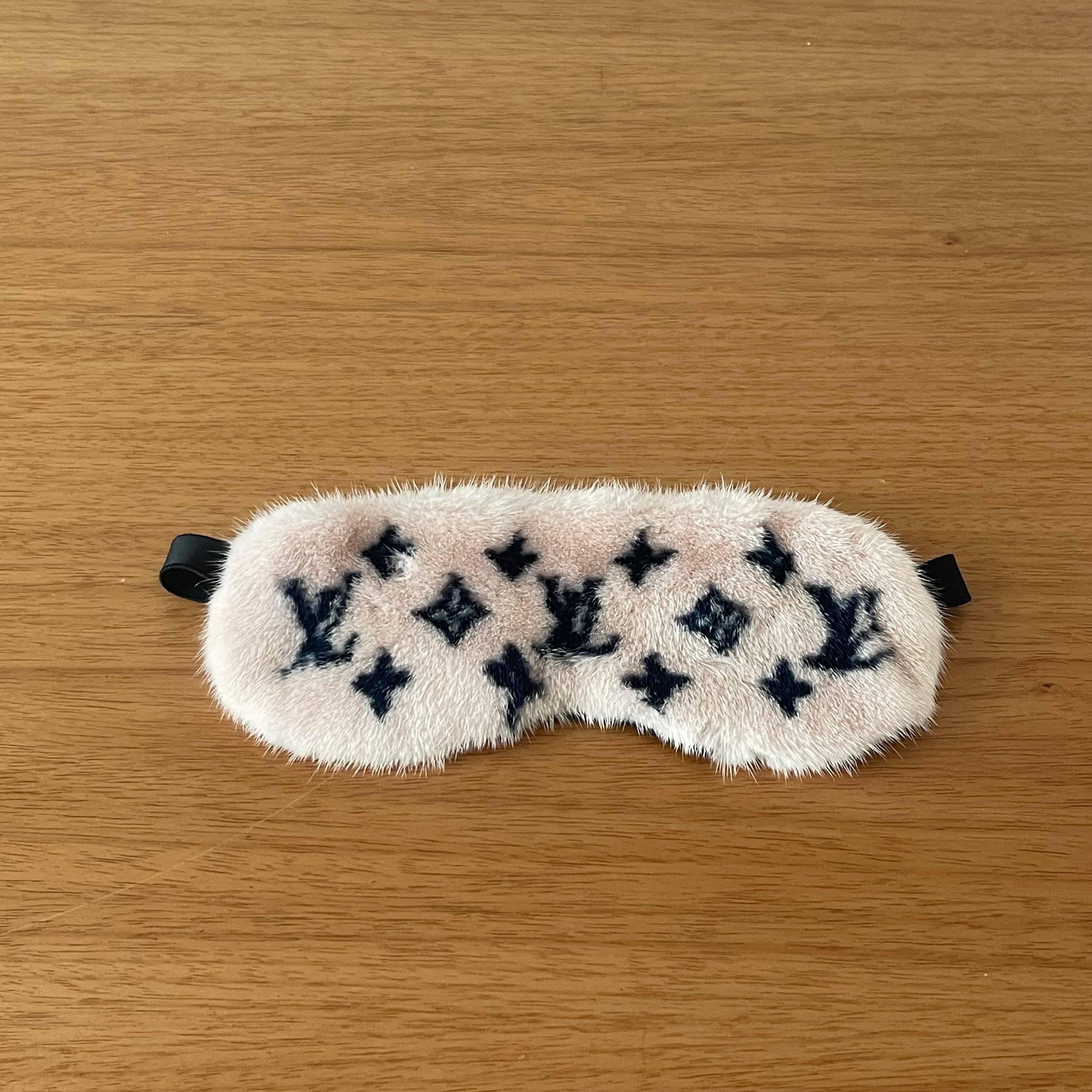 Louis Vuitton Pink Mink Monogram Sleep Eye Mask