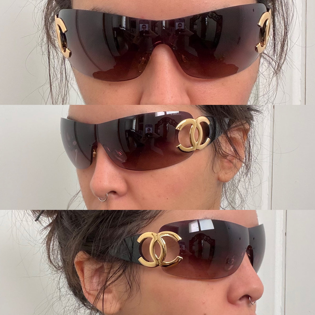 Chanel 5125 Golden Logo Sunglasses