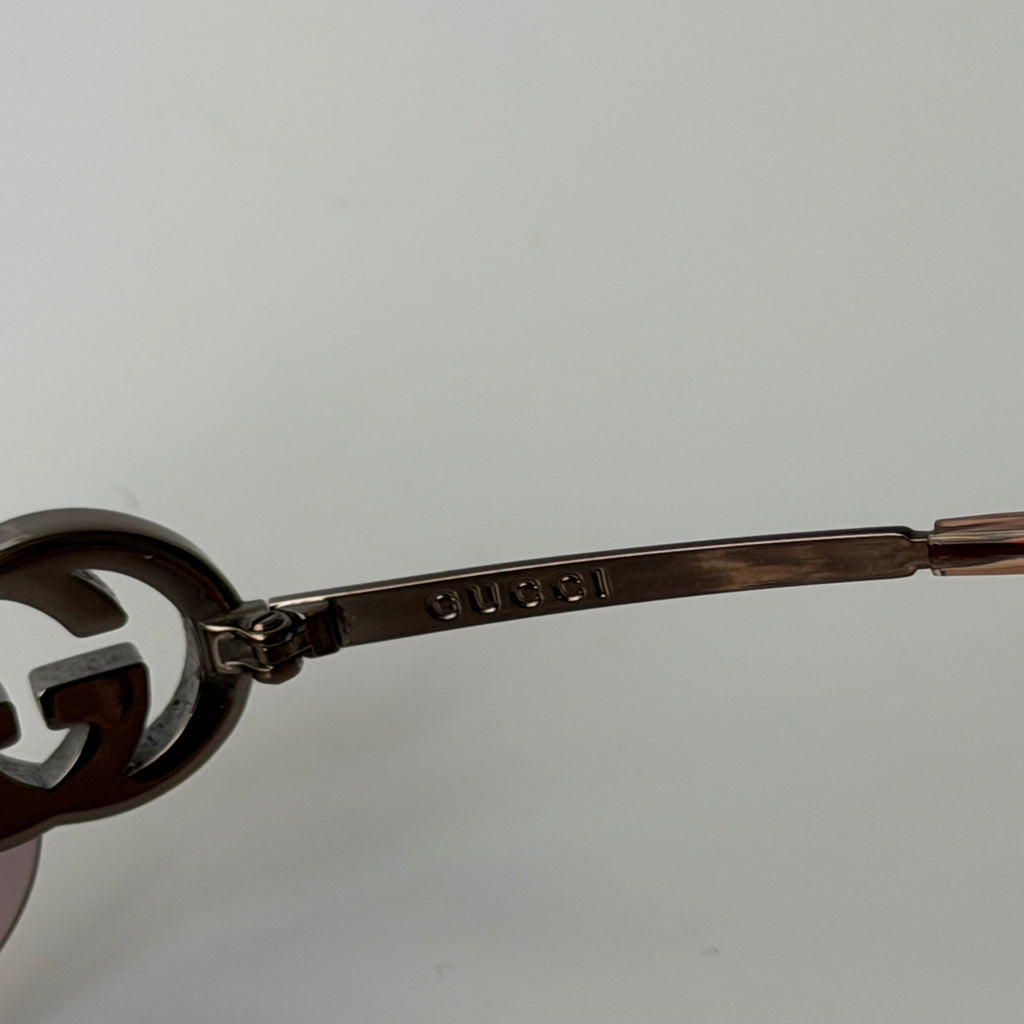 Gucci Purple 2000s Logo Sunglasses