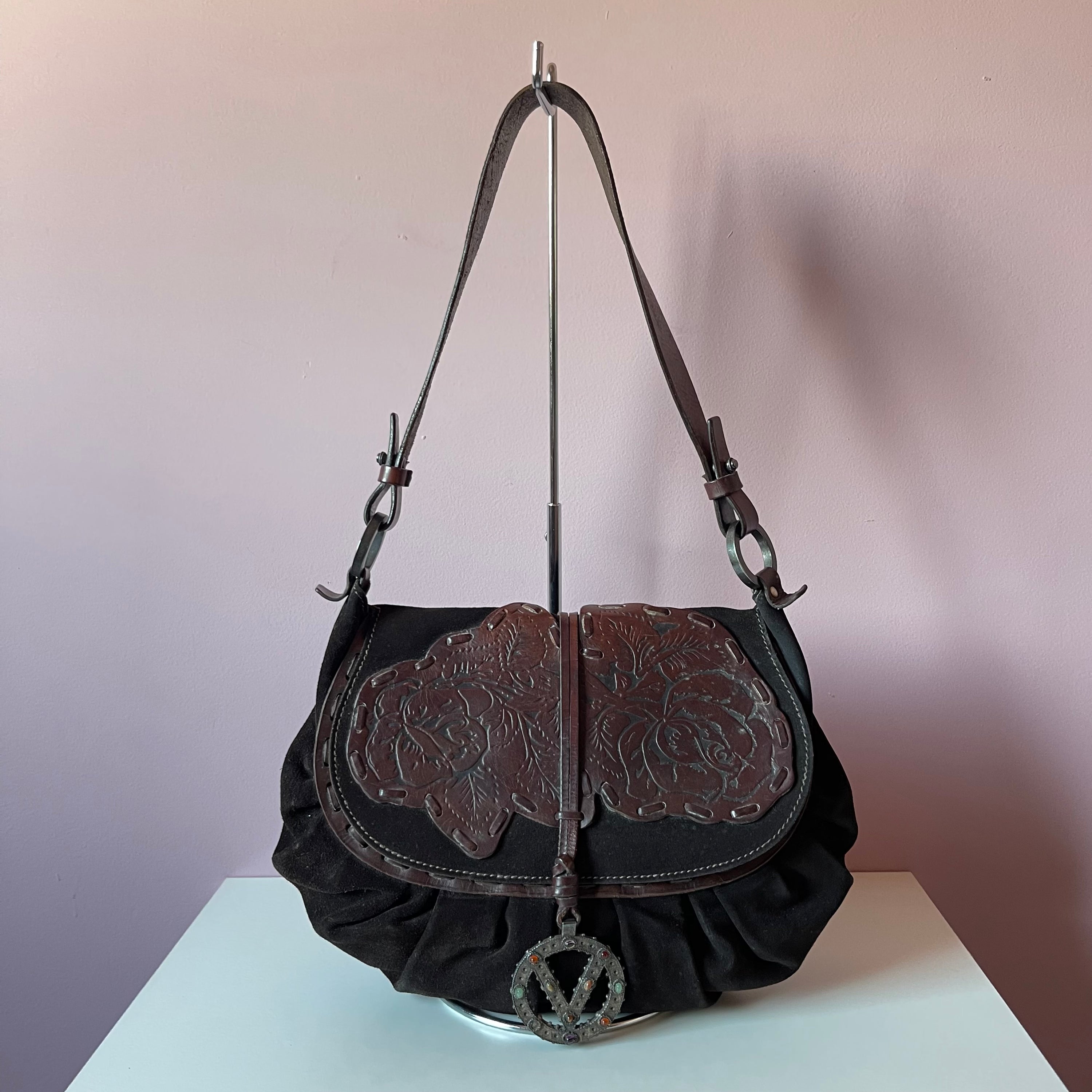 Valentino Garavani Vintage Brown Shoulder Bag