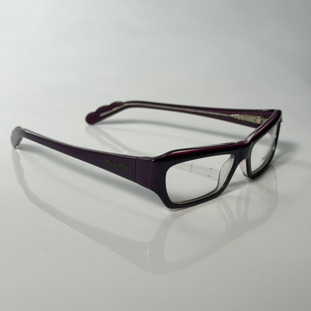 Miu Miu Purple Glasses