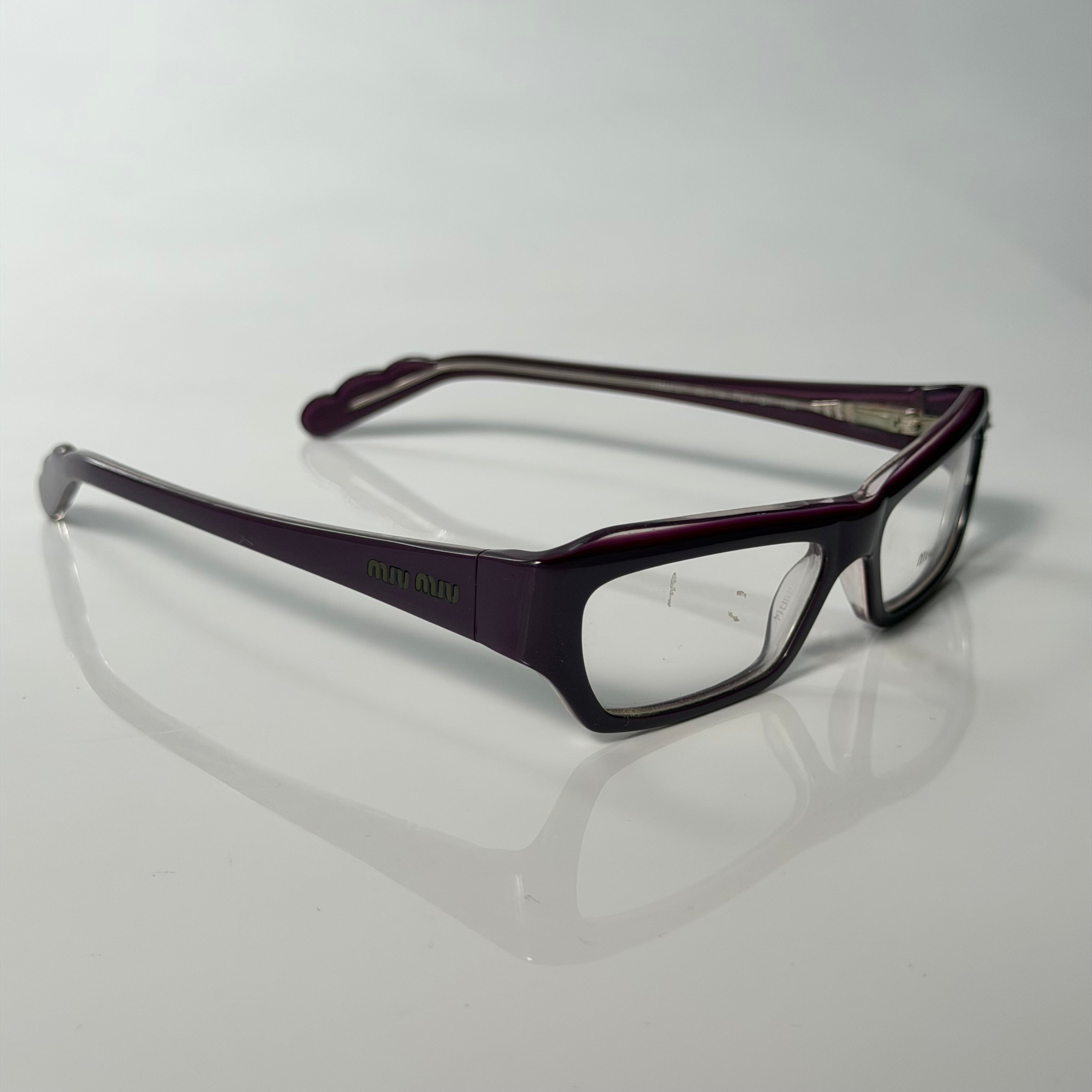 Miu Miu Purple Glasses